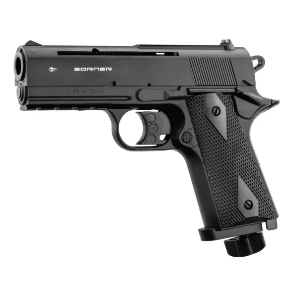 Pistolet CO2 Borner WC 401 Stała Zasobnica Kaliber 4.5BB'S, zdjęcie 3 z 4