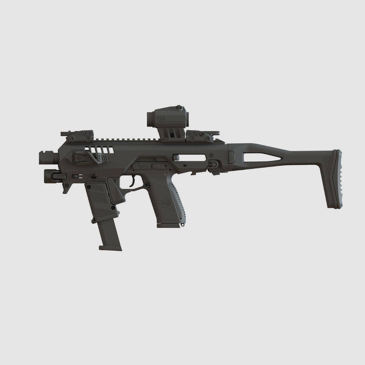 CAA Micro Roni 4X black Glock 17, 19, 19X, 22, 23, 31, 32, 45, image 2 of 3
