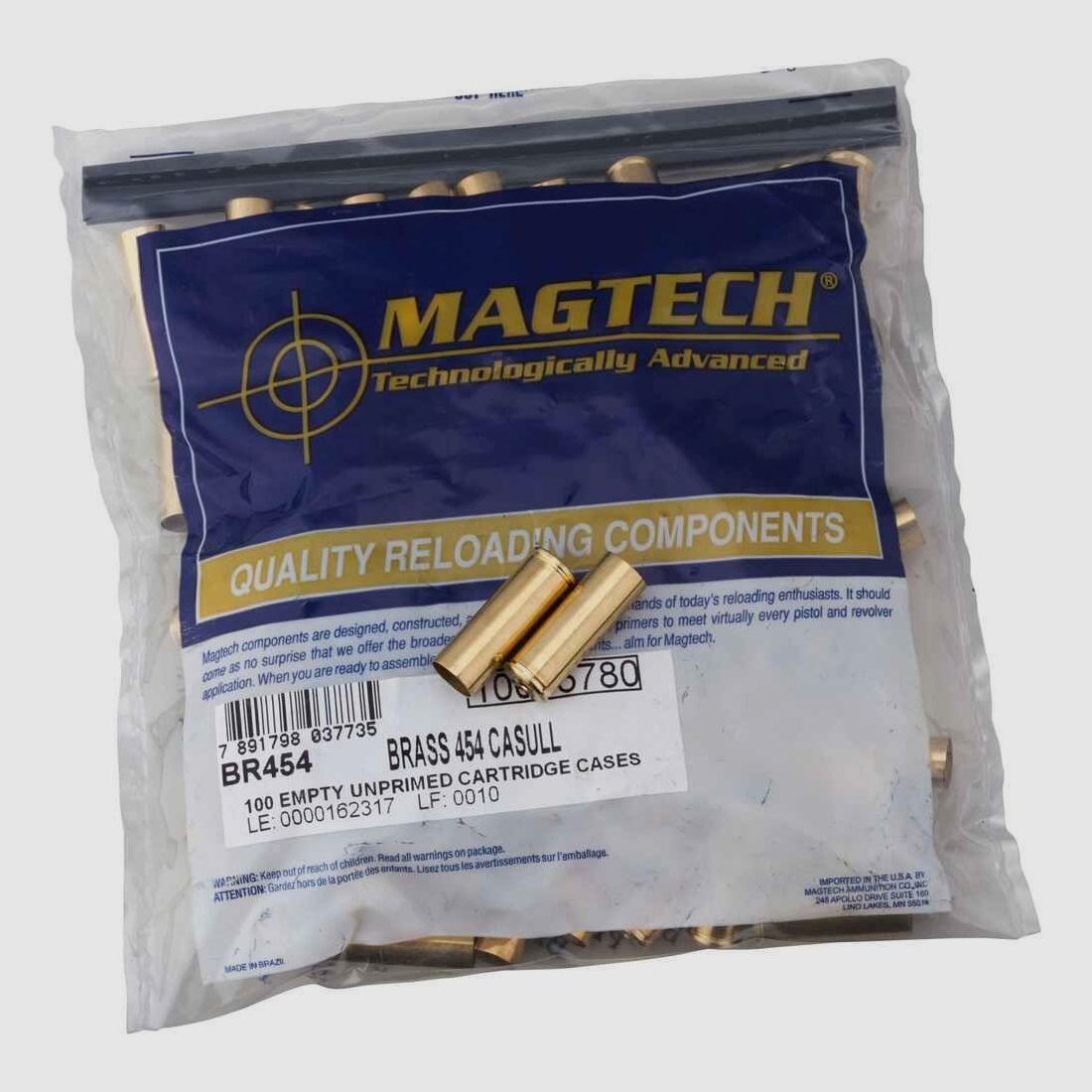 454 Casull Hülsen Magtech VE100