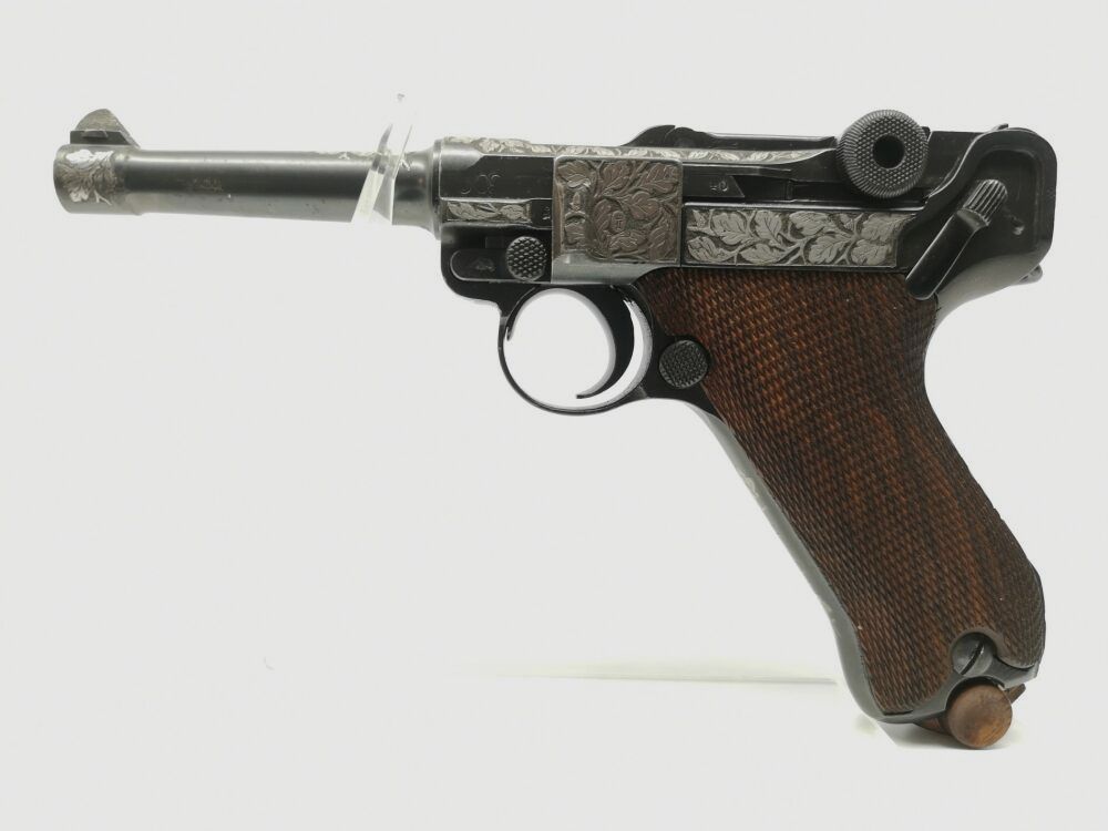 DWM P08 mit feiner Handgravur (Unikat)