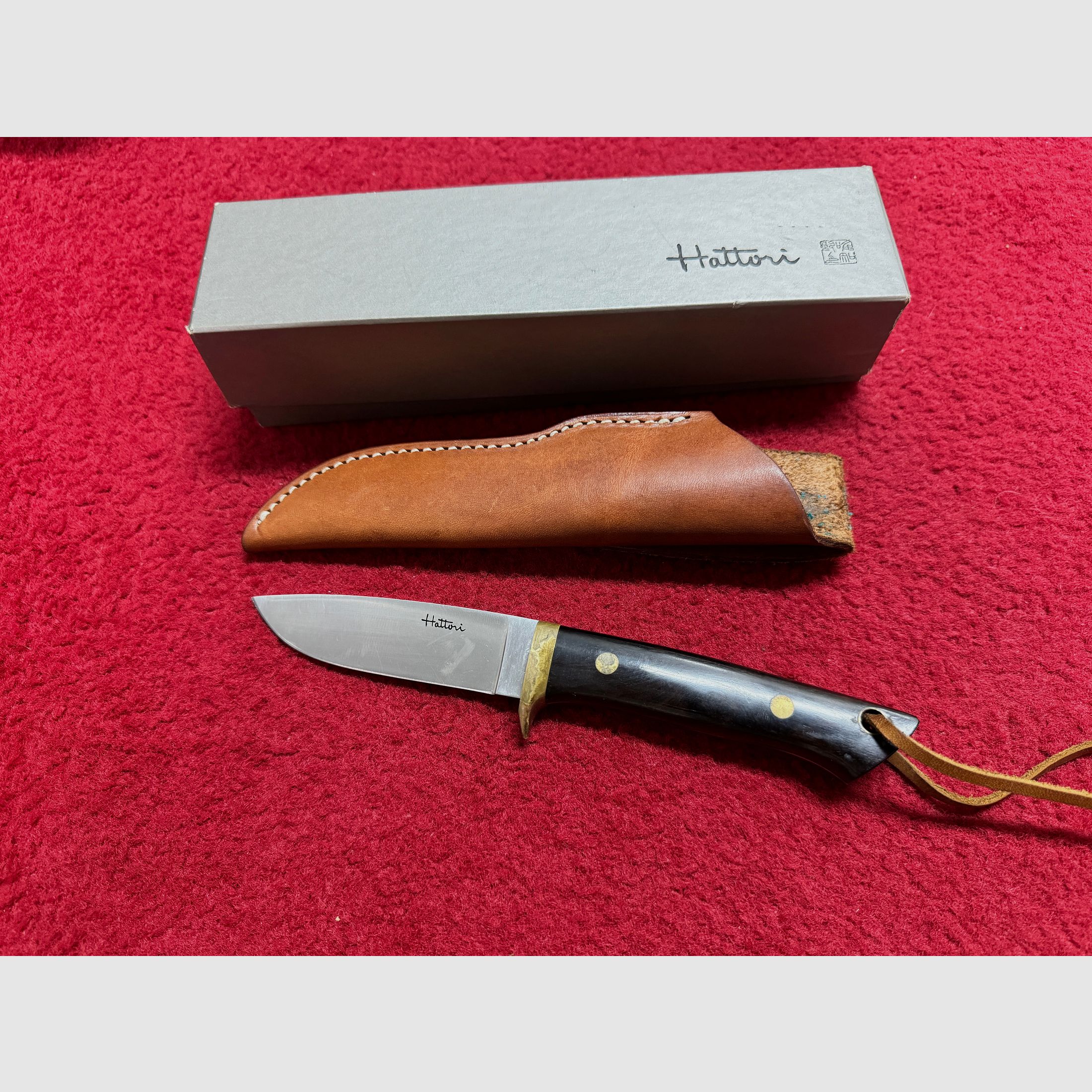 Hattori #300 Ebony Drop Point Hunter – Legendarisch verzamelmes uit Seki Japan