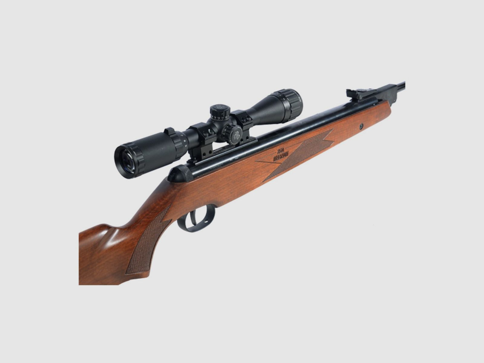 UTG 3-9X32 1" Hunter Scope, AO, TF2+, Mil-dot, Airgun Rings