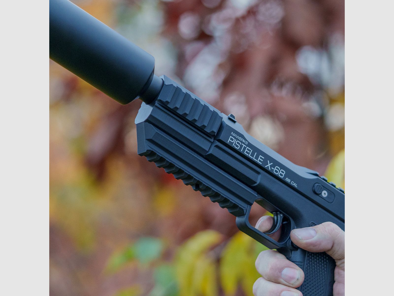 Laufabdeckung | Barrel Cover incl. 3x Picatinnys | kompatibel: Pistelle X-68 | angepasst auf unseren Tuninglauf