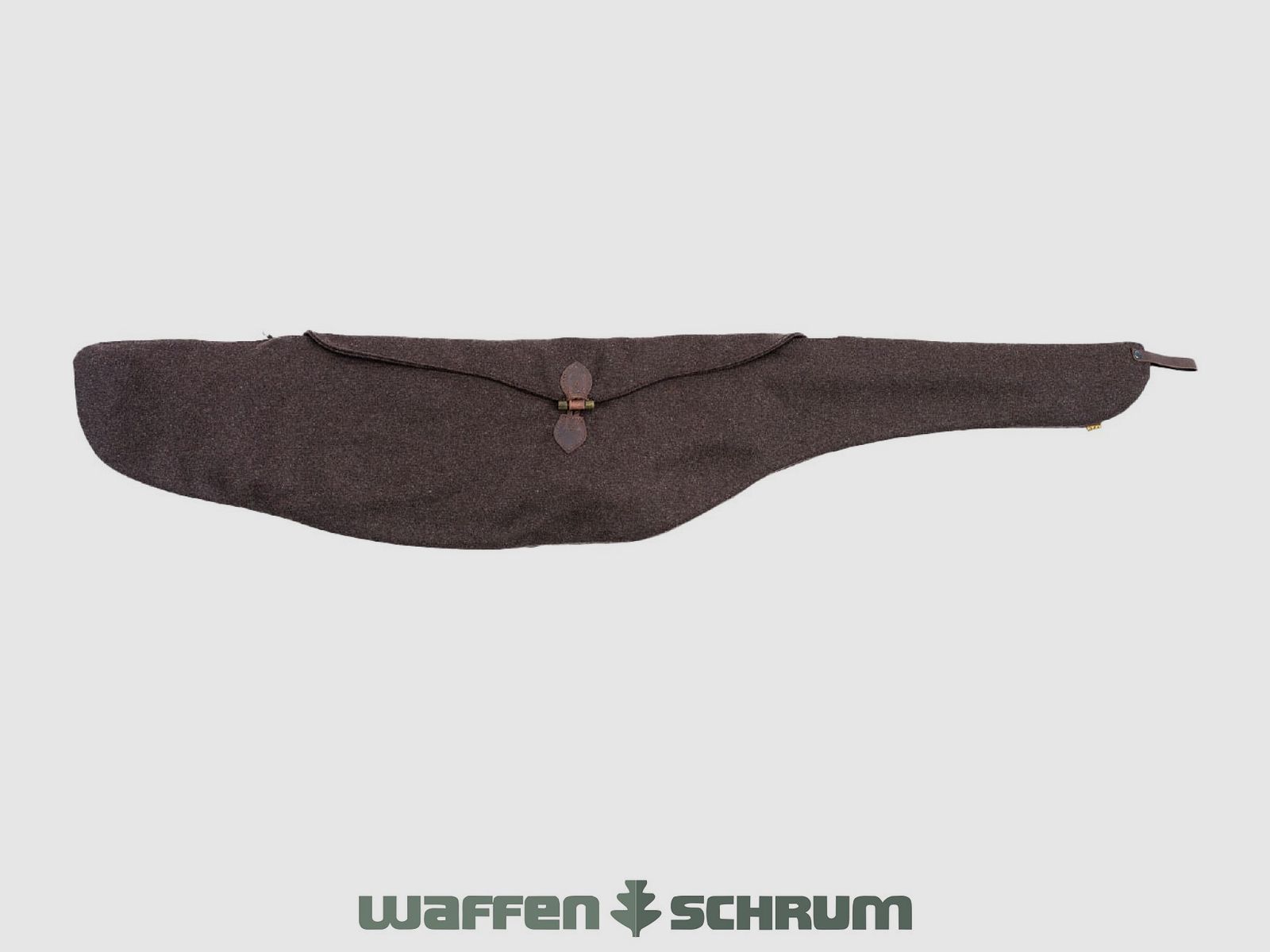 AKAH Pirschfutteral Loden 113cm - Braun Mit Knebelverschluss