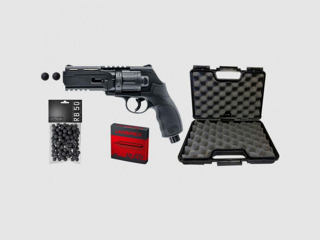 UMAREX PACK T4E HDR CAL50 11JOULES +WAFFENKOFFERT + 5 CART CO2 + 100 GUMMIBALLEN