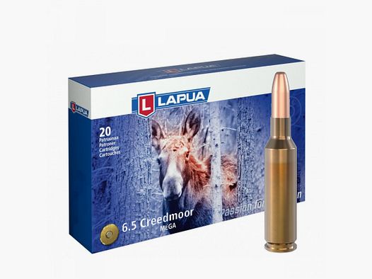 Lapua 6,5 Creedmoor – 156grs/10,1g – SP MEGA