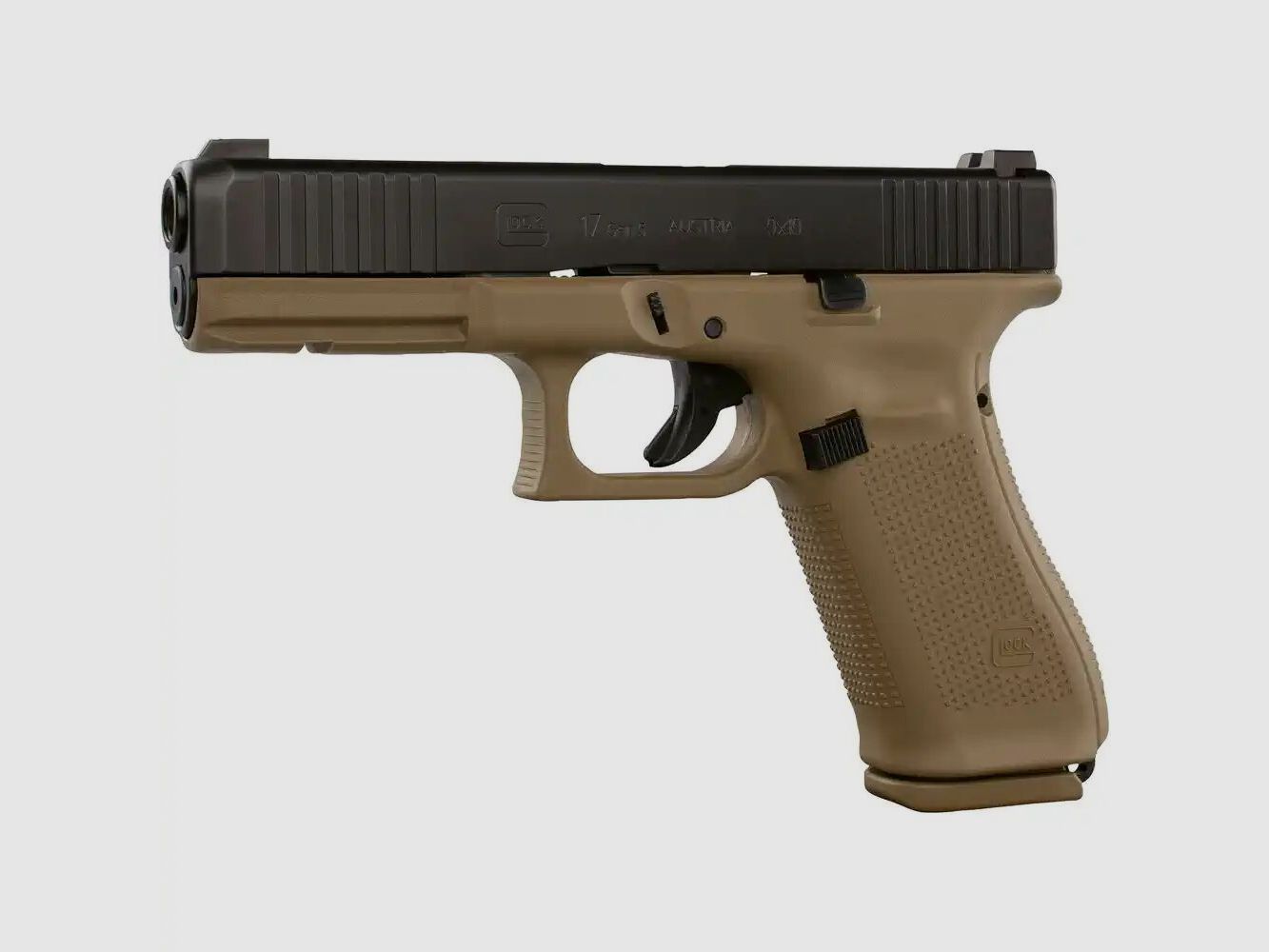 Glock	 Pistole Glock 17 Gen 5 Frankreich coyote FS FXD 9mm