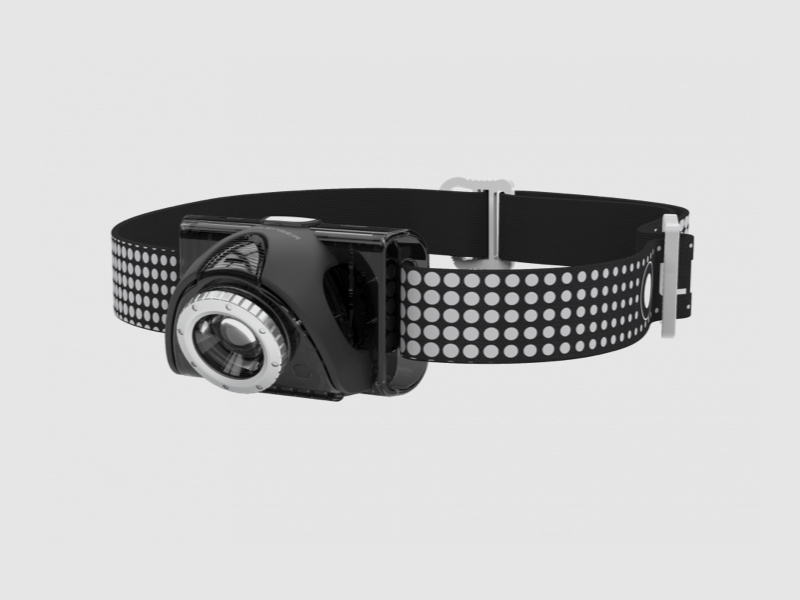 Lampe frontale Ledlenser 6107-RB SE07R Allround Grise
