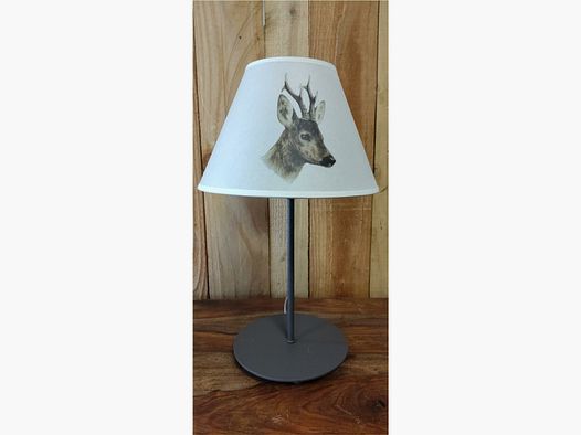 Lovergreen Lampen mit Tiermotiven Motiv Schwarze Lampe klein junger Bock Lampenschirm