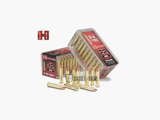 50 Munitions HORNADY Varmint Express Annulaire 22 Wmr 30 Gr V-Max