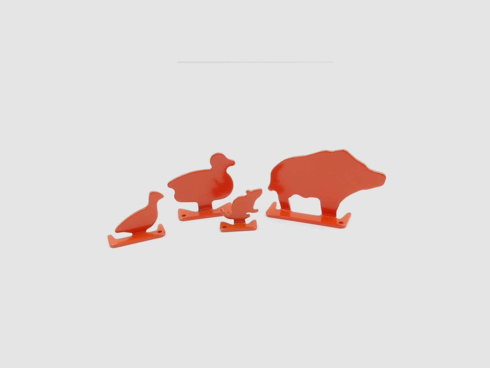 Target Sports Knock-Down Tiere 3 mm – Set mit 4