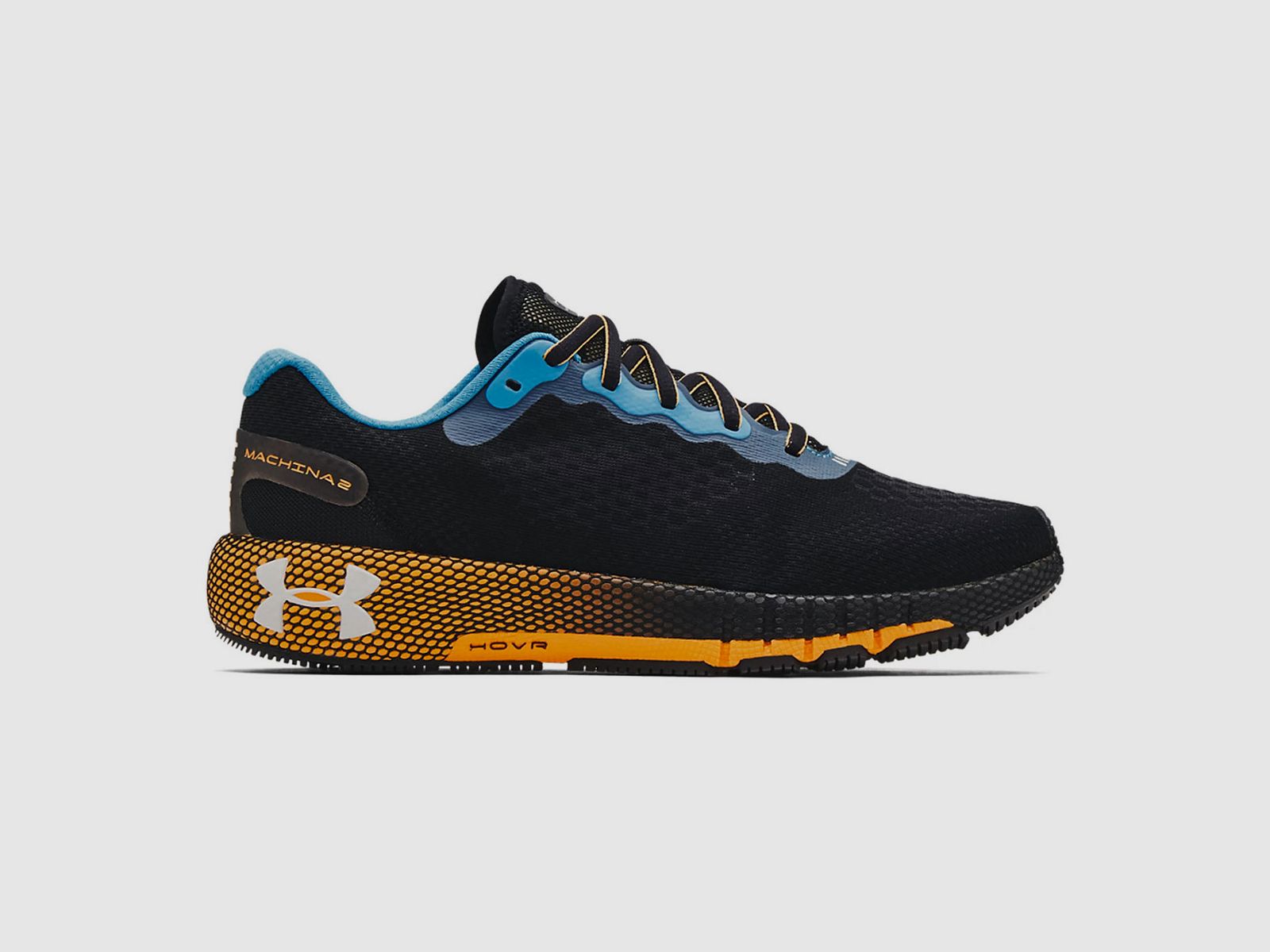 UNDER ARMOUR – MEN – UA HOVR MACHINA 2 Blue/Black/Orange, image 1 of 4