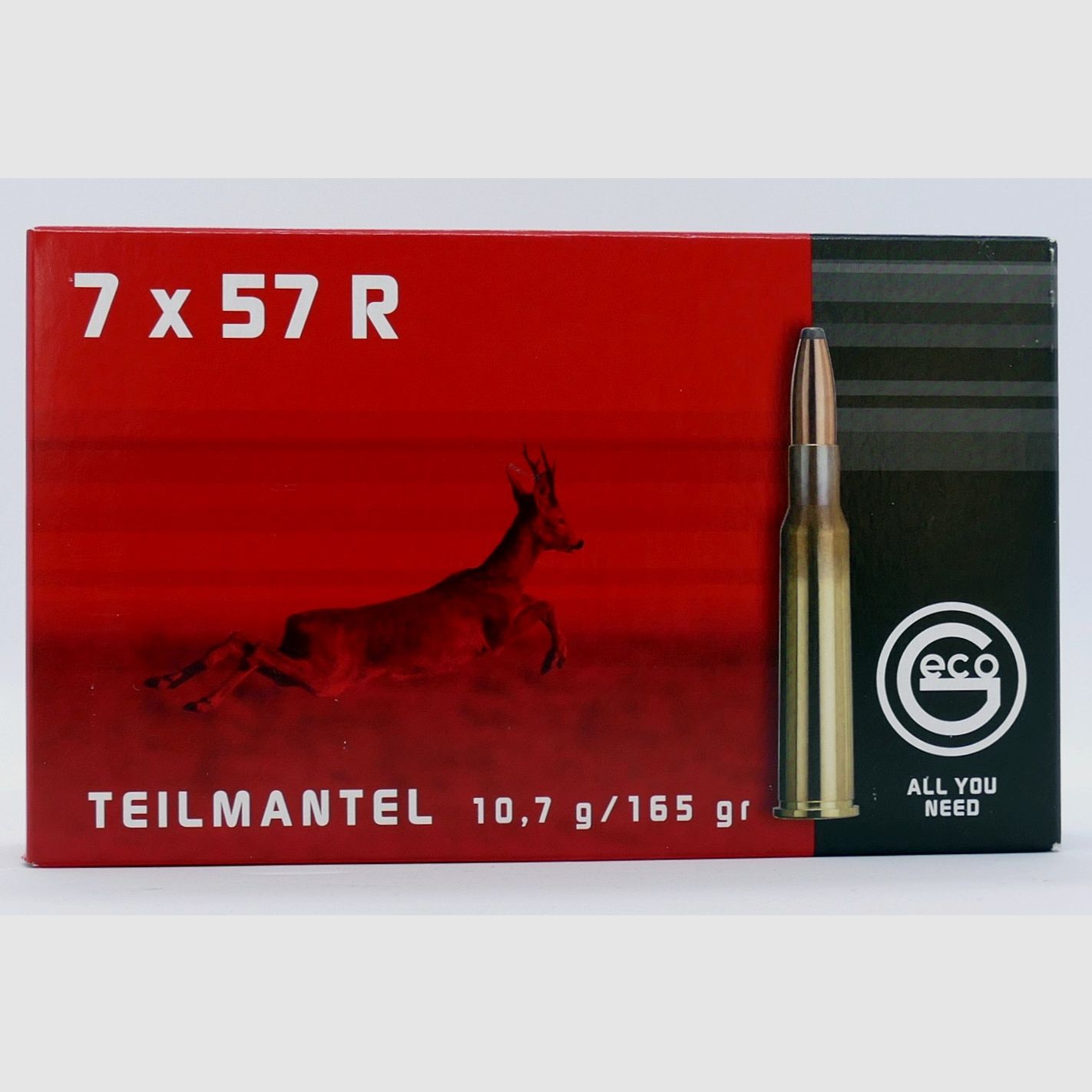 Geco 7x57R TM 10,7g/165gr geweerpatronen