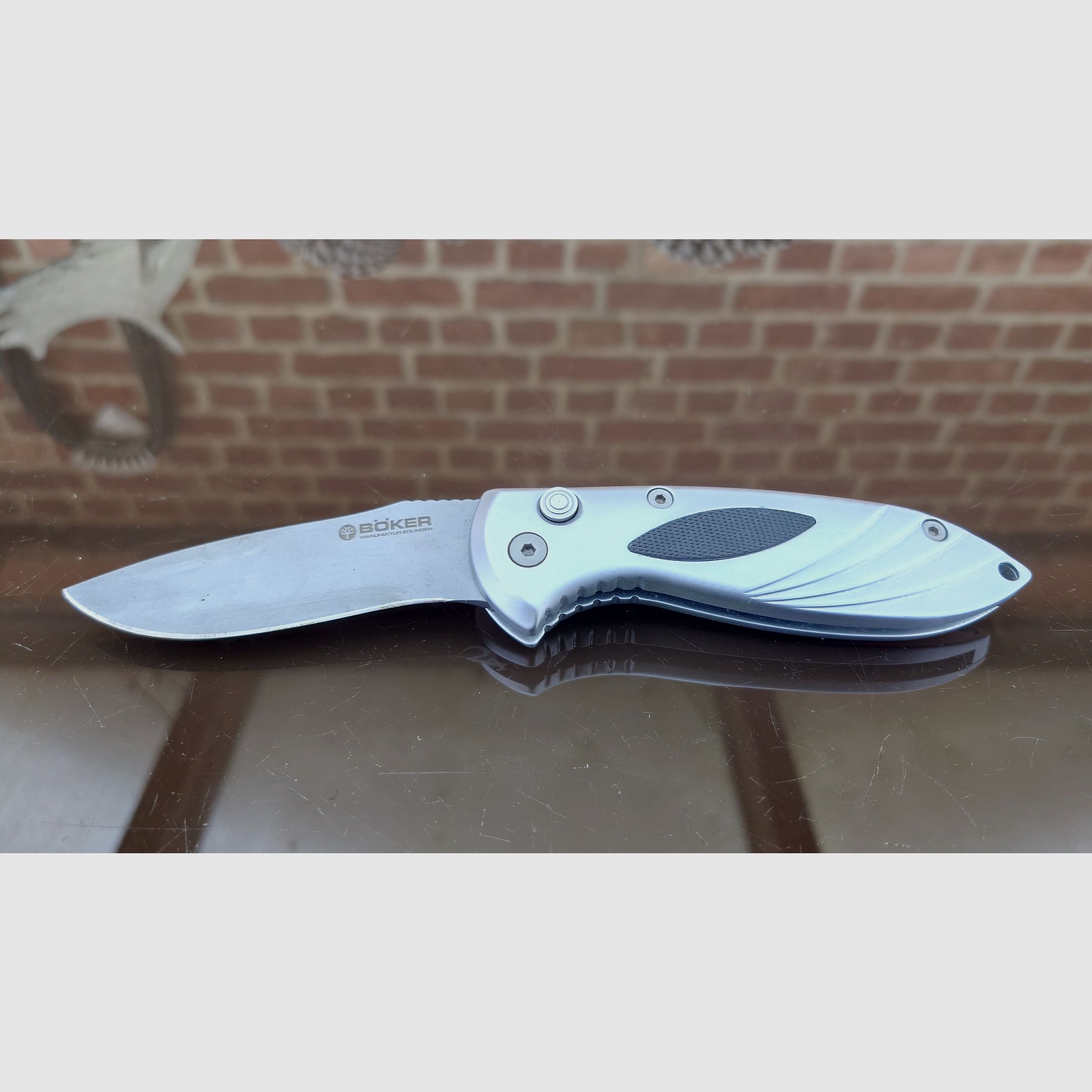 Böker SpeedLock 3000 Kraton, 8,1 cm hoja, bloqueo por botón - 110057