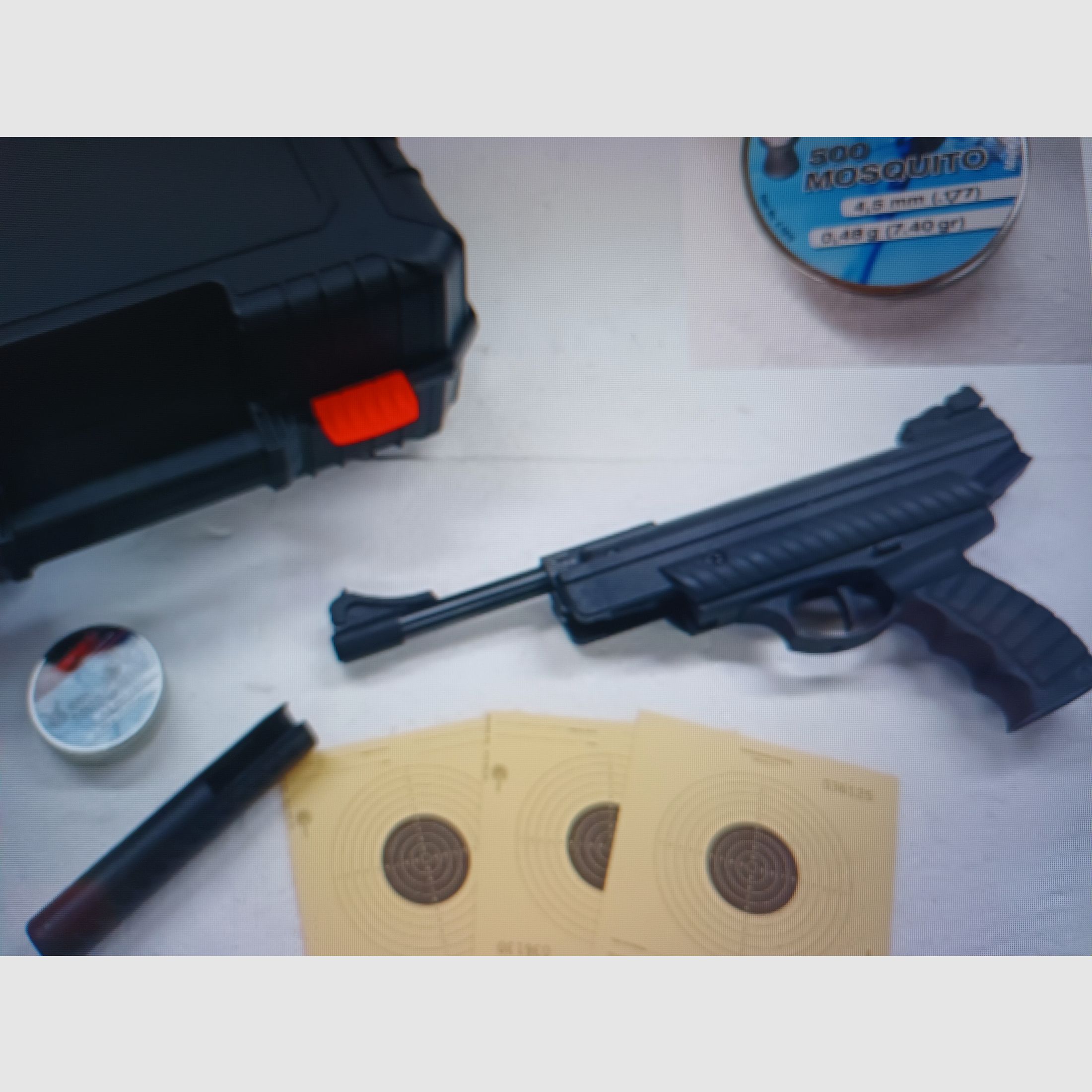 MEGA RARE ,,Webley & SCOTT,, air pistol + case ++++++++, image 1 of 5