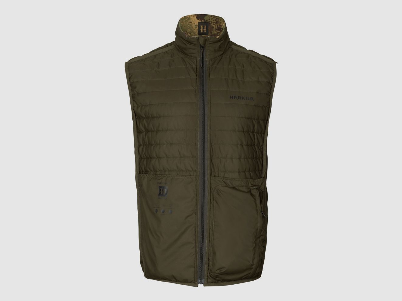 Hunting Vest Deer Stalker camo reversible packable Harkila, image 6 of 8