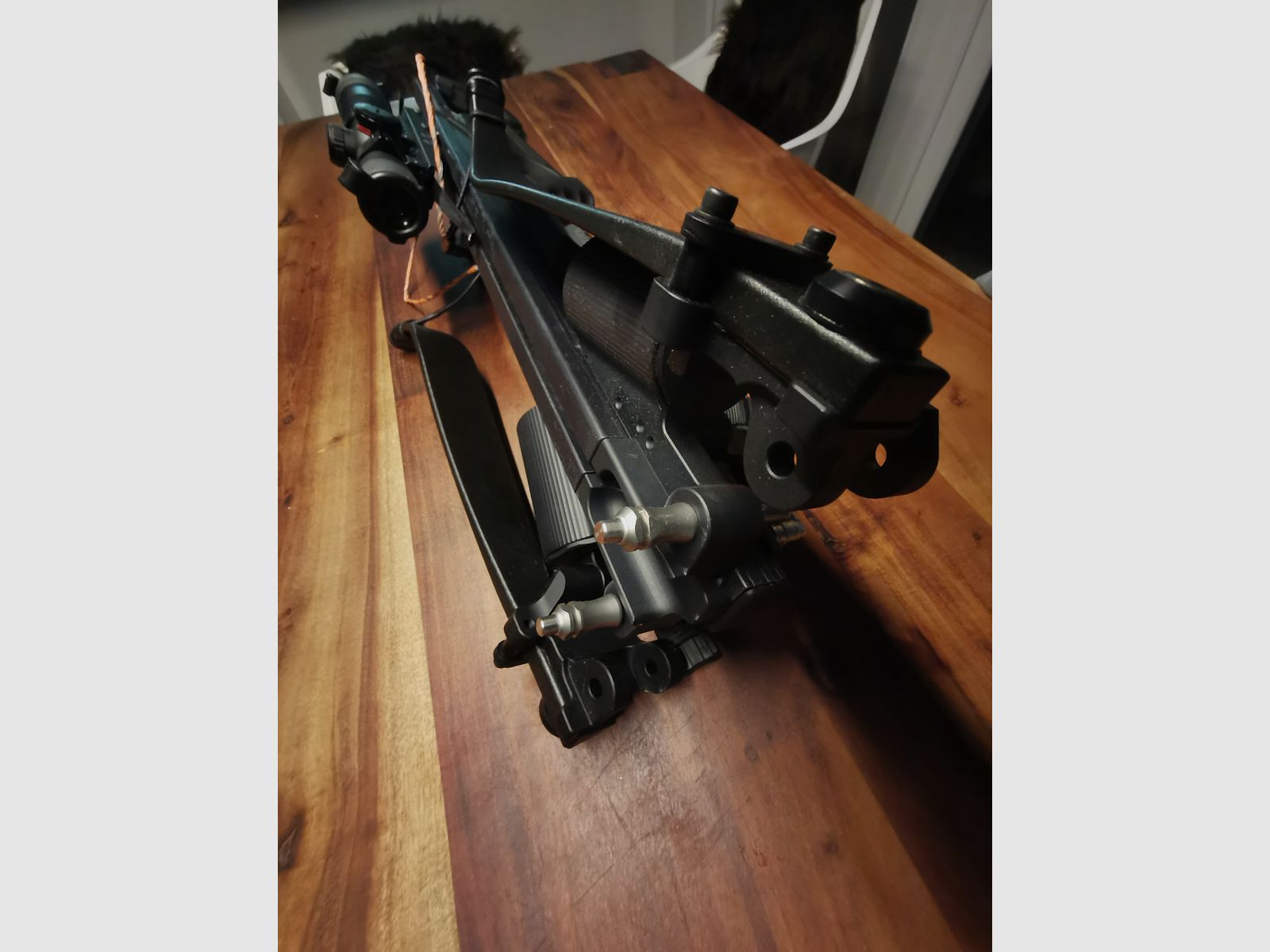 Steambow Bulldog 440 Excalibur Armbrust m. pneumatischem Spanner und viel Zubehör