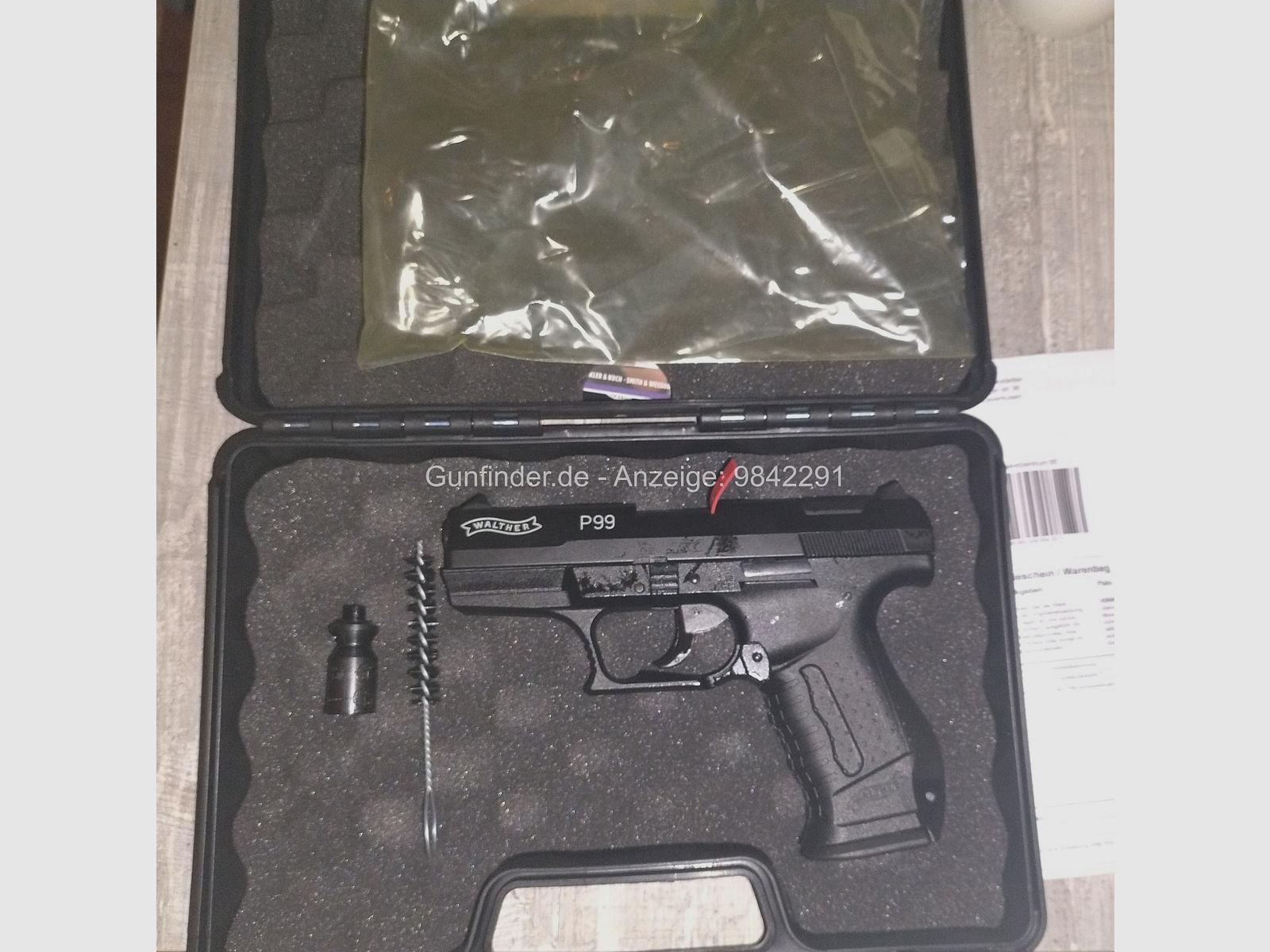 Pistola de fogueo Walther P99 9mm Nueva