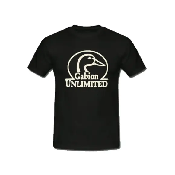 T-Shirt Gabion Unlimited Schwarz