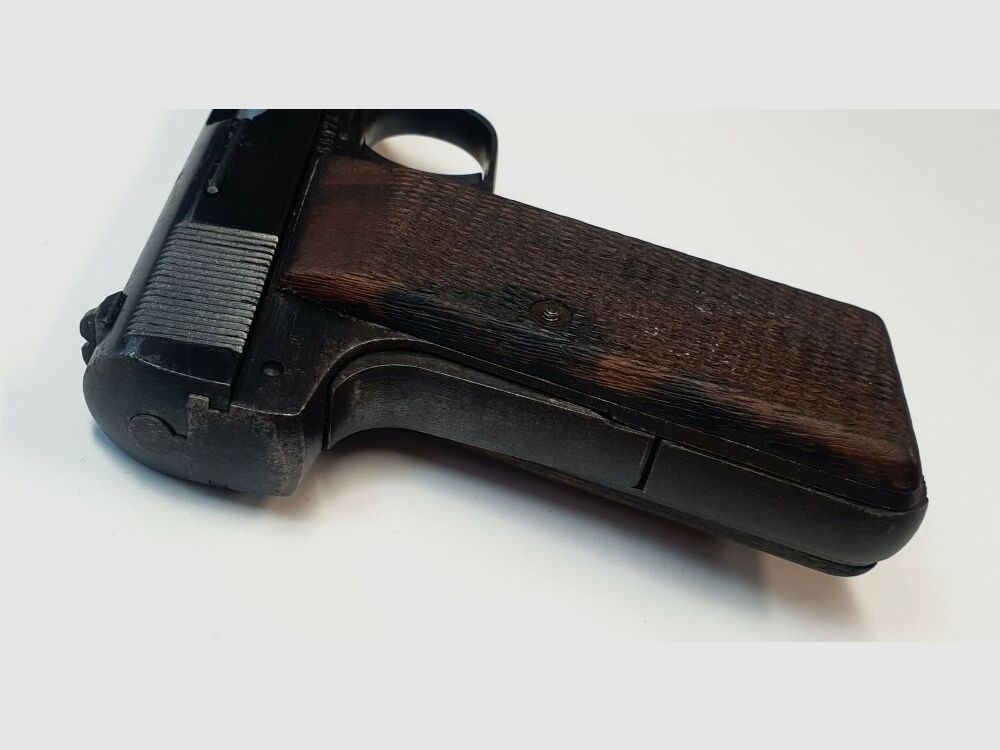 FABRIQUE NATIONALE D'ARMES DE GUERRE HERSTAL BELGIQUE! Przedmiot kolekcjonerski! Pistolet samopowtarzalny FN - 7.65mm Browning - Broń trofealna, zdjęcie 3 z 10