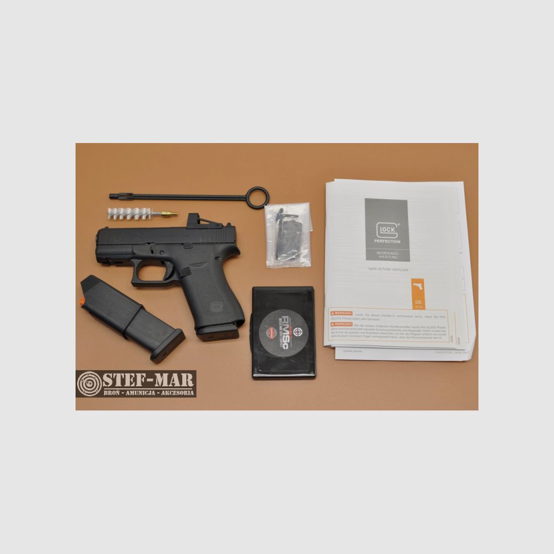 Glock 43X FS pistol + RMSc red dot sight, cal. 9x19 Para, image 14 of 15