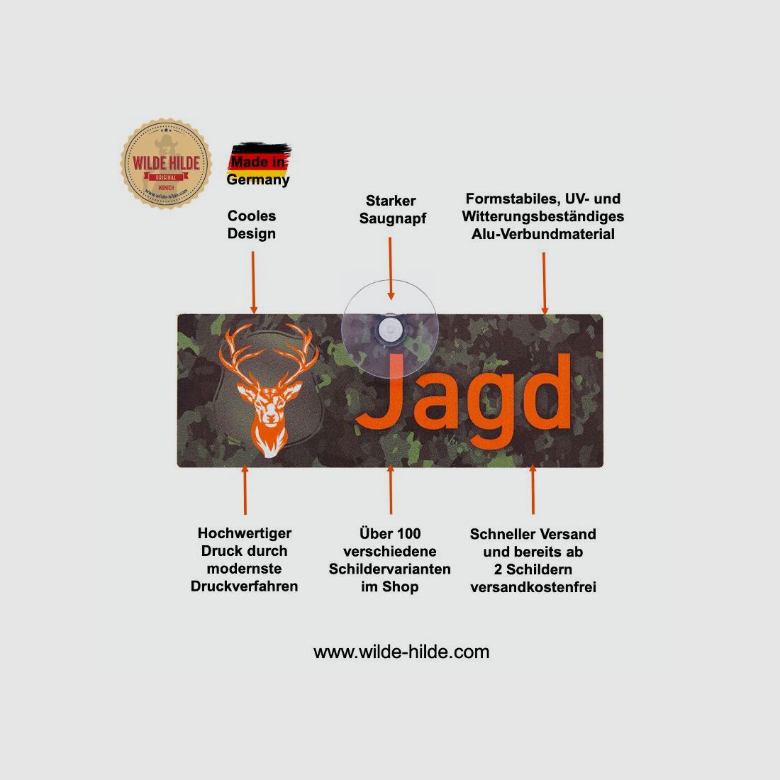 Wilde Hilde Car Sign | Wirehaired Terrier, image 4 of 4