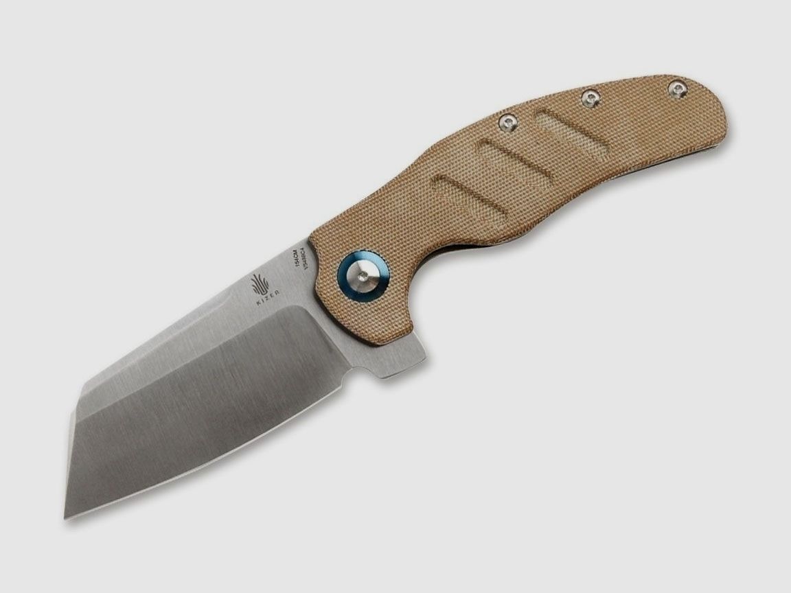 Cuchillo de bolsillo Sheepdog C01C XL Micarta Marrón