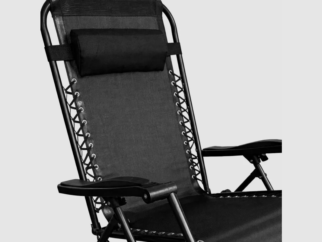 Relaxsessel Stahl 176x67x110cm Rückenlehne 5 Positionen, Bild 6 von 13