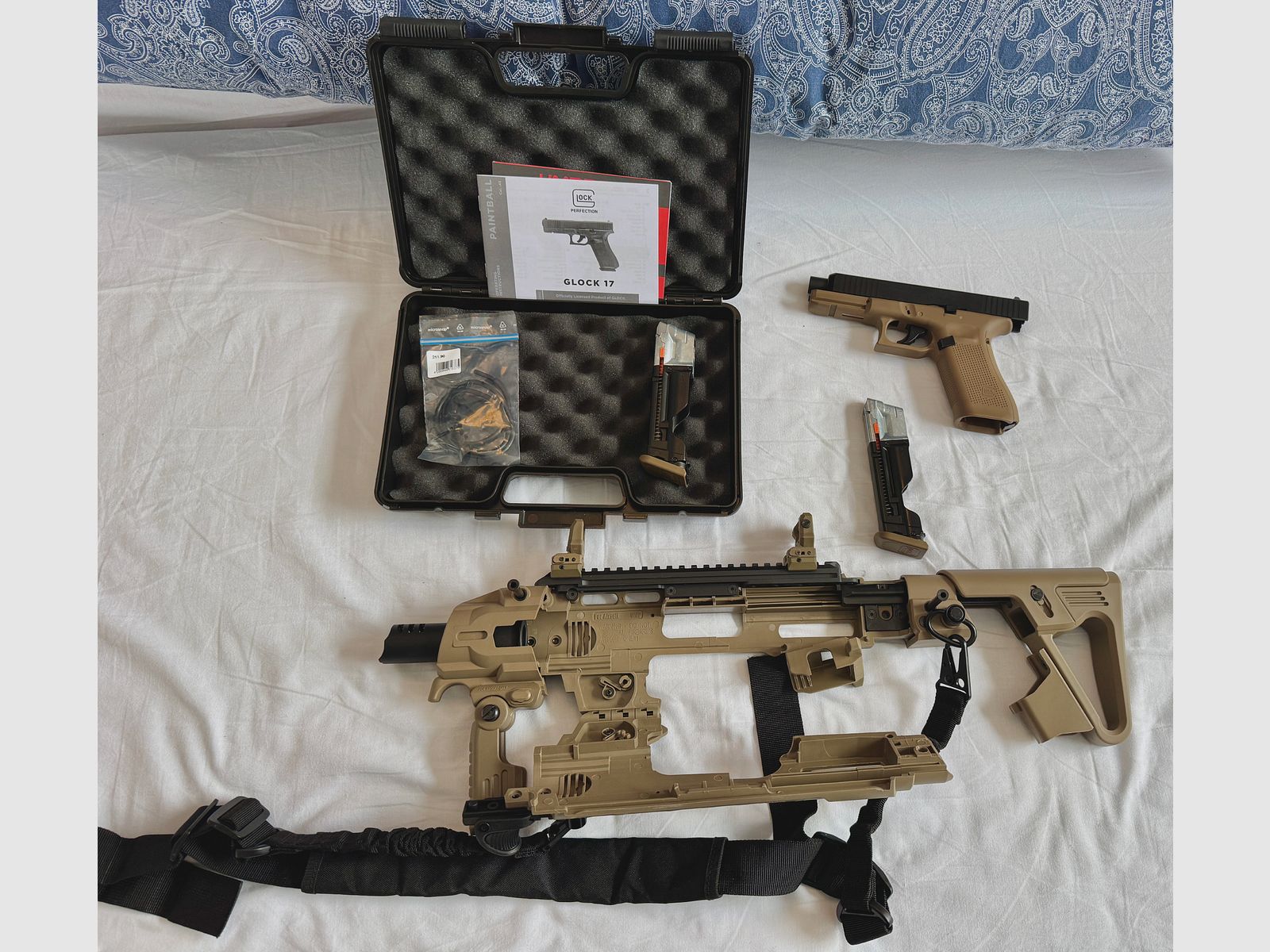 Umarex Glock 17 Gen5 T4E kal. 0.43 Carbin w FDE (Flat Dark Earth) -- Rarytas --