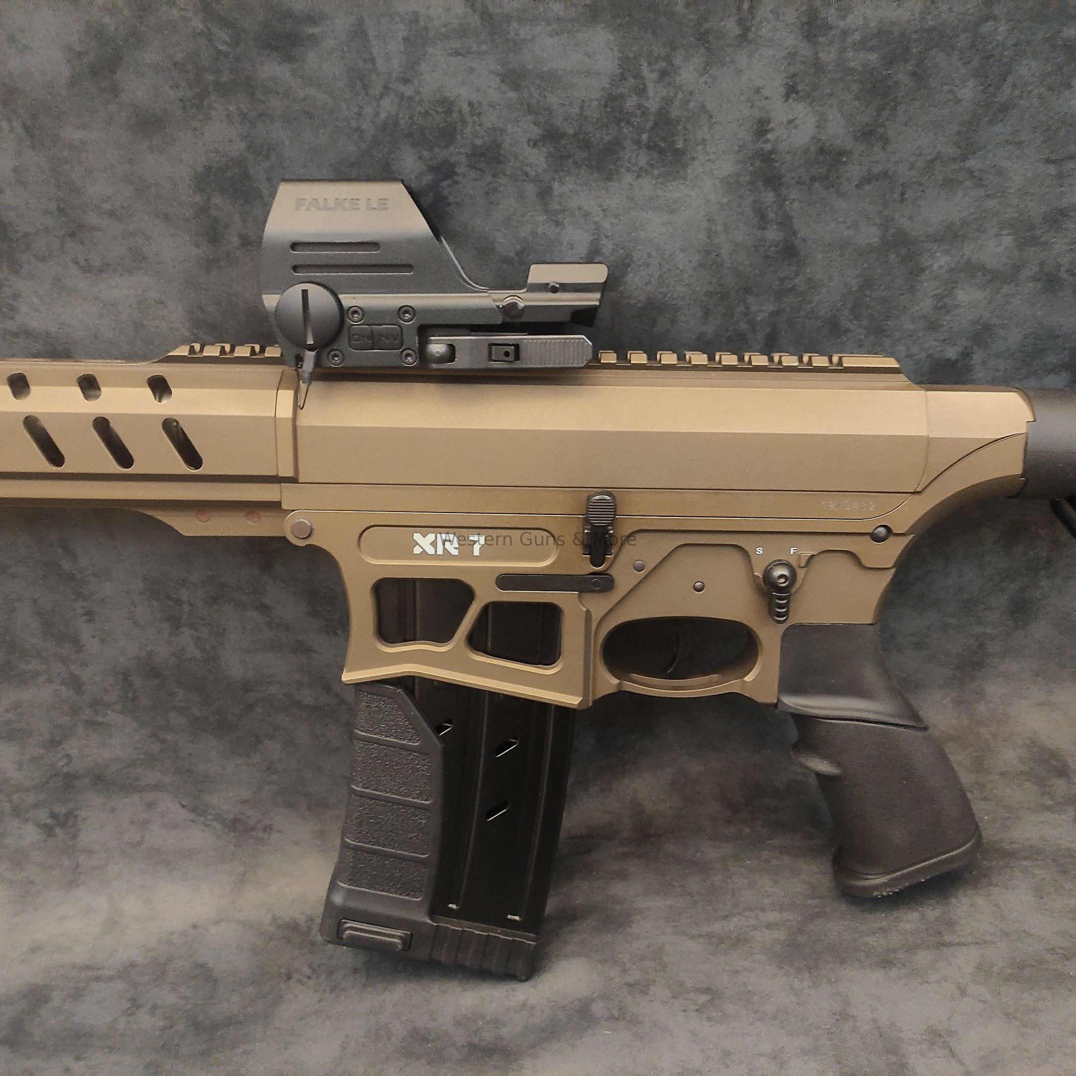 Huglu SLF HUGLU XR-7, Kal.12/76 w Brązie + DOT Falke LE