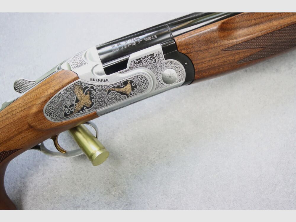 Double barrel shotgun 12/76 Brenner BF-20 LL 71 Premium Gold Double barrel shotgun 12/76 Brenner BF-20 LL 71 Premium Gold