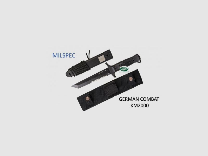 MILSPEC Messer GERMAN COMBAT KM2000