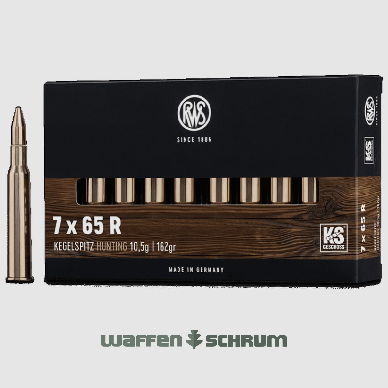 RWS Kegelspitz 10,5g - 162gr 7x65R