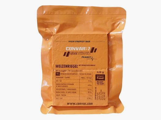 CONVAR-7 High Energy Bar - Cacahuète 120 g