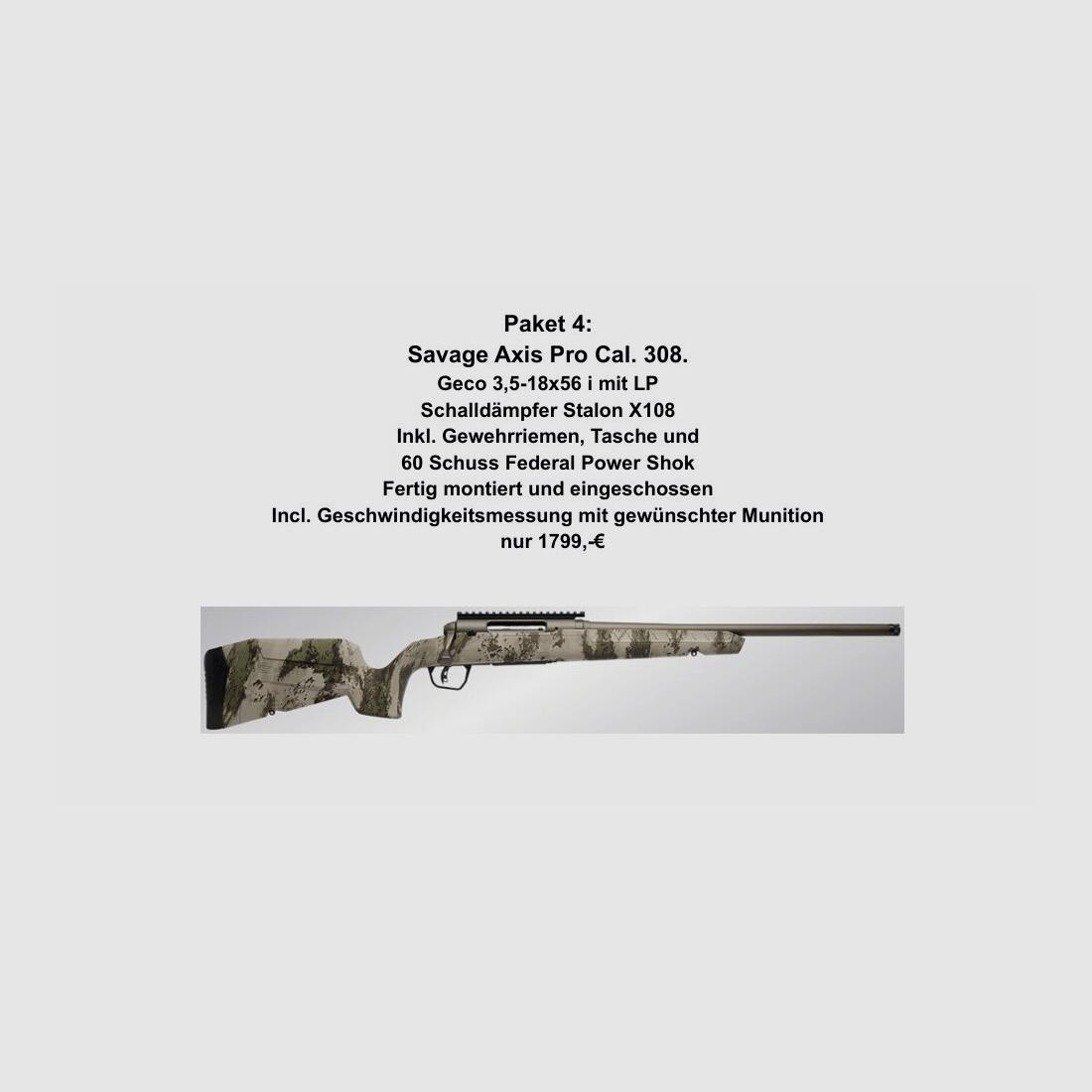Savage Axis Pro, Geco, Stalon