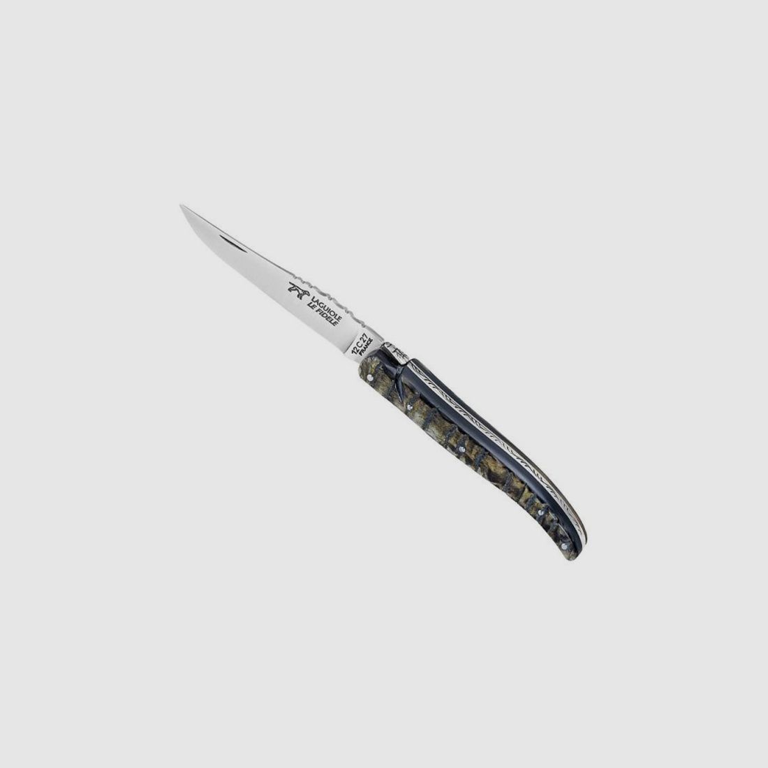 Laguiole Le Fidèle Messer mit Griff aus Widderhorn
