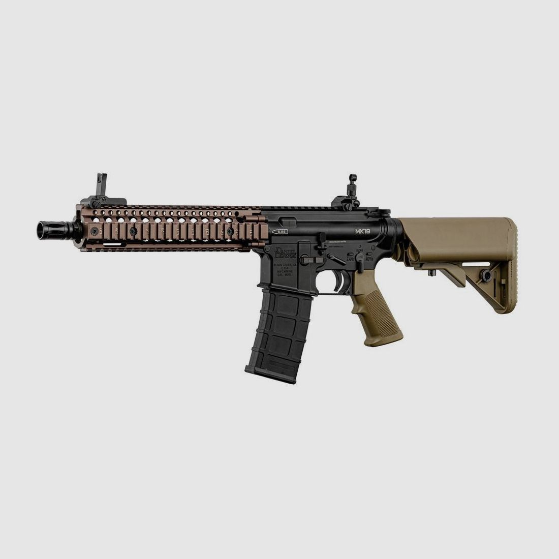 Replik GBBR Daniel Defense MK18 Golden Eagle - Tan - Realistisch und Leistungsstark - Für Taktisches Airsoft, Bild 1 von 5