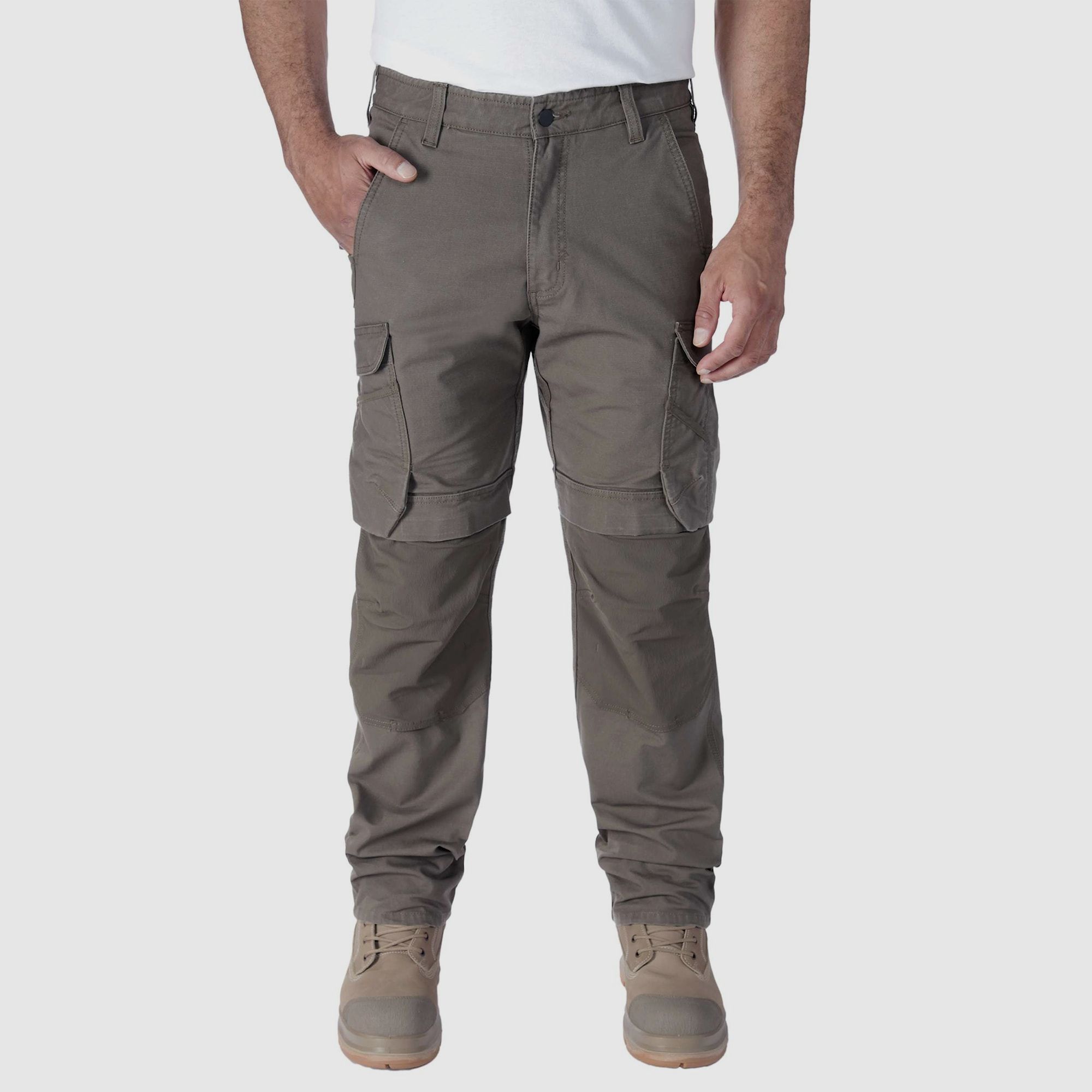 Carhartt Steel Rugged Cargo Work Pants Men's Tarmac W42/L32