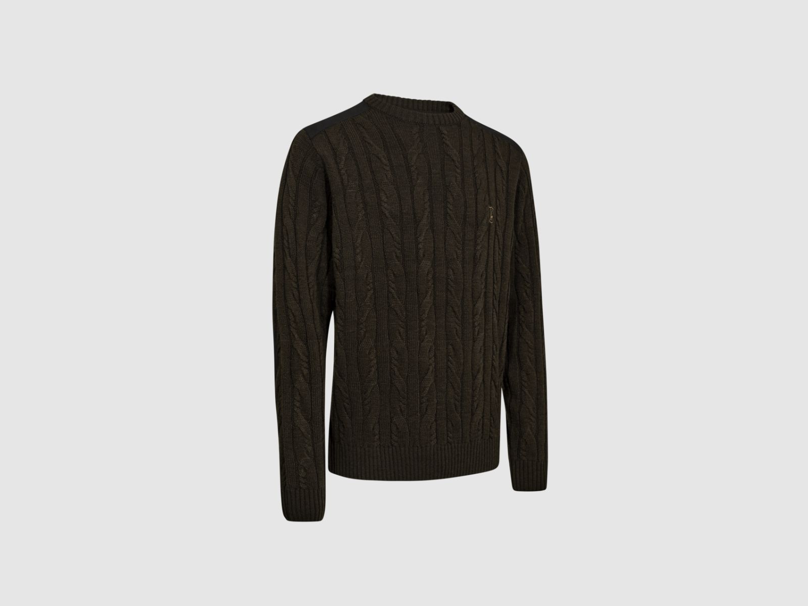 DEERHUNTER Randall Strickpullover mit Rundhalsausschnitt Art Green