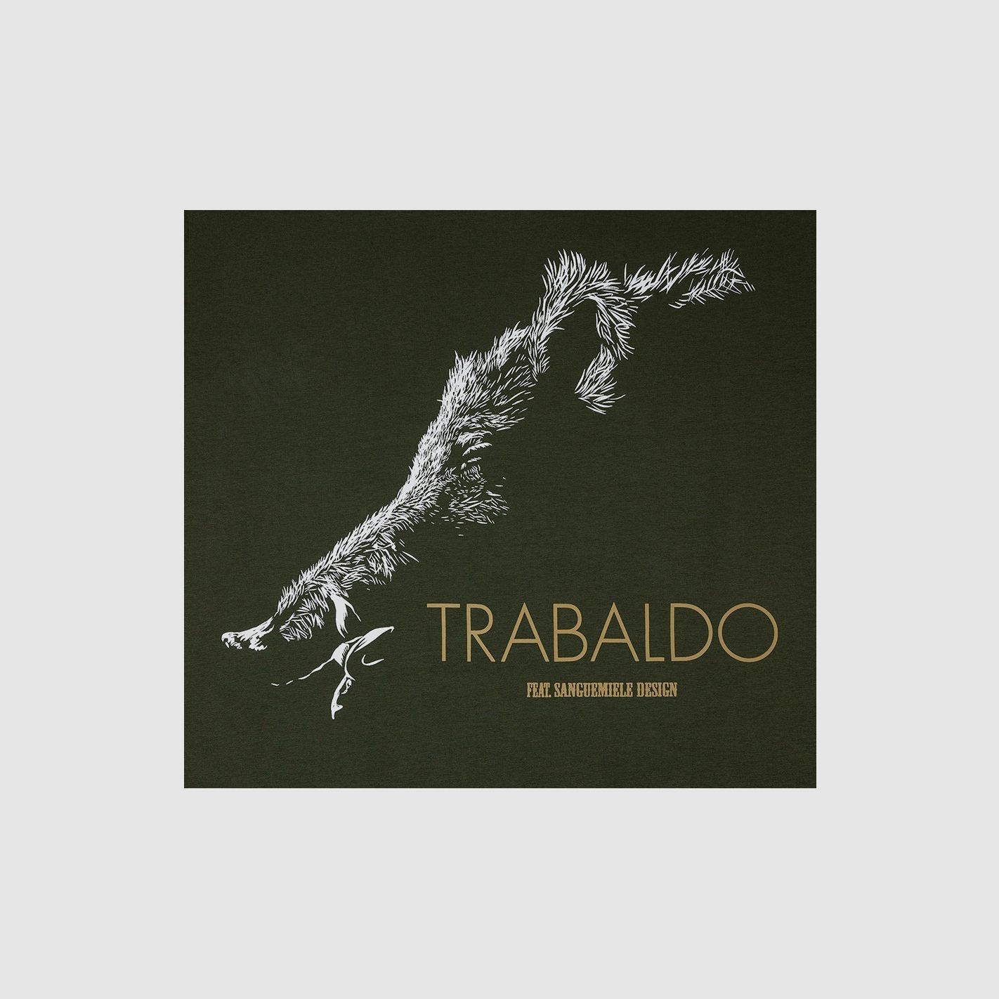Trabaldo Identity T-Shirt mit grünem Wildschwein-Druck, Bild 4 von 4