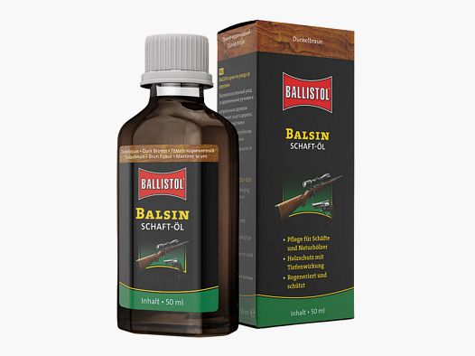 Ballistol Balsin Schaftöl Dunkelbraun (50 ml)
