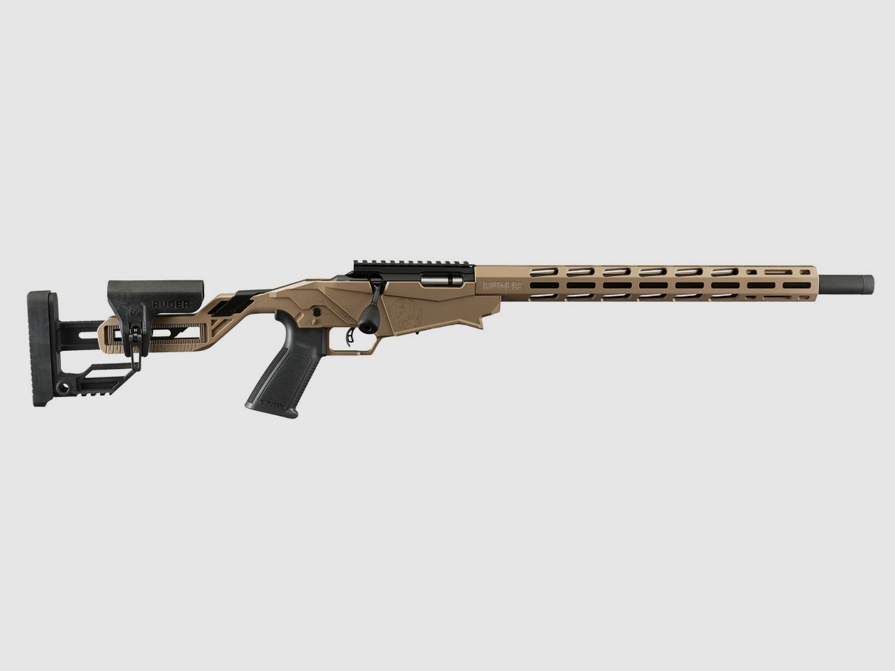RUGER – PRECISION RIMFIRE BRUIN BRONS – Kal. 22 Lr – 46 CM – Gewinde 1/2×28