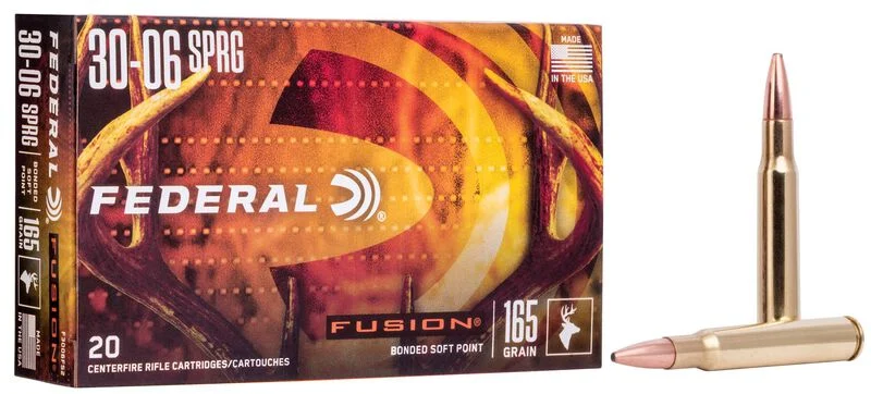 .30-06 Spring. Fusion Federal 10.7g/165gr