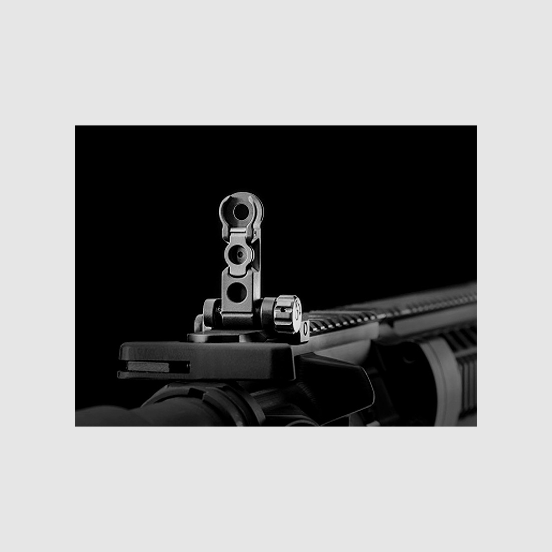 Visor plegable ERATAC Backup-Sight visor de anillo fantasma + visor plegable (estilo HK) con un ancho de 1,35 mm