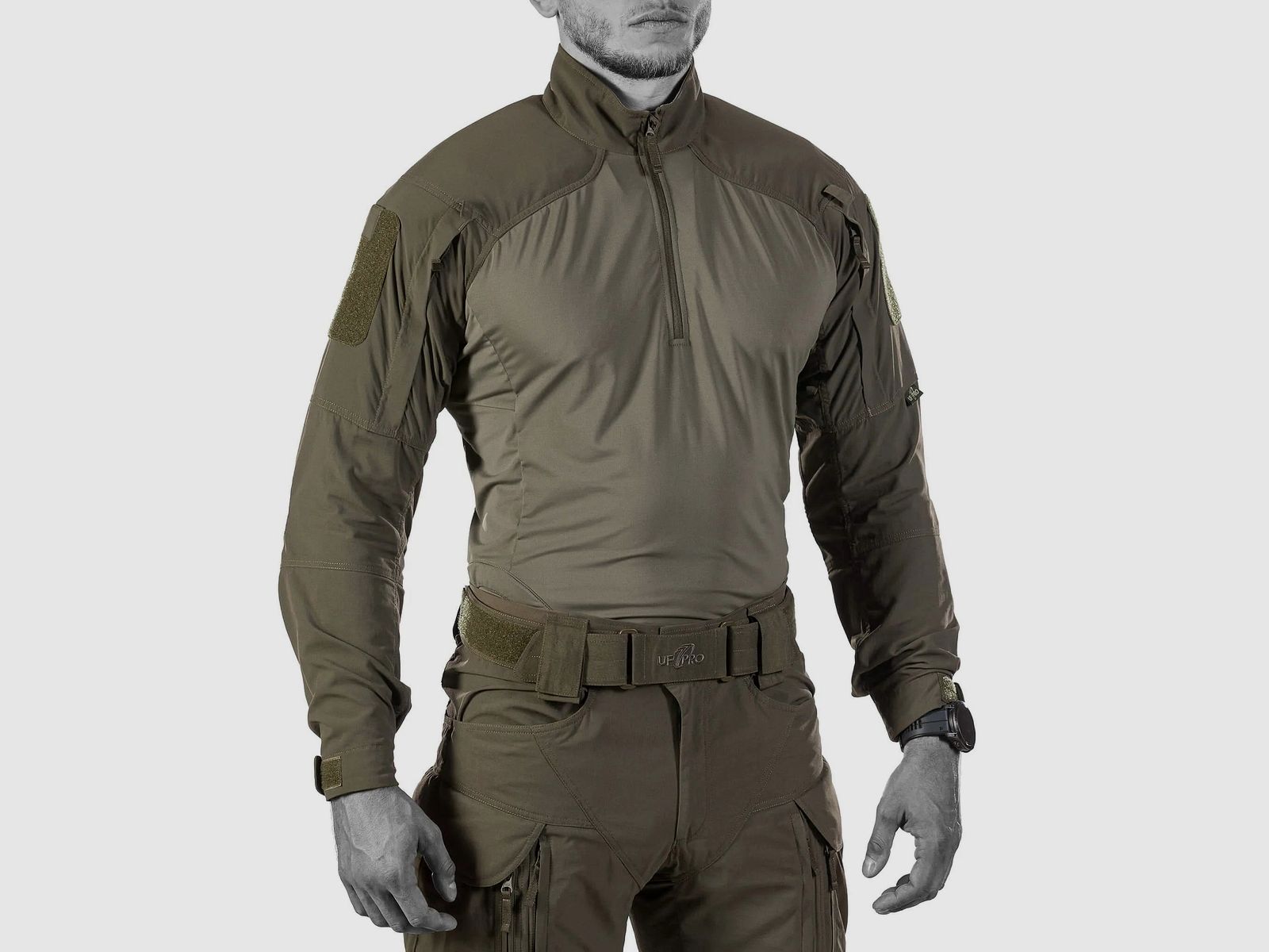 UF Pro Striker TT Combat Shirt - Gris Pierre Olive / S Hommes