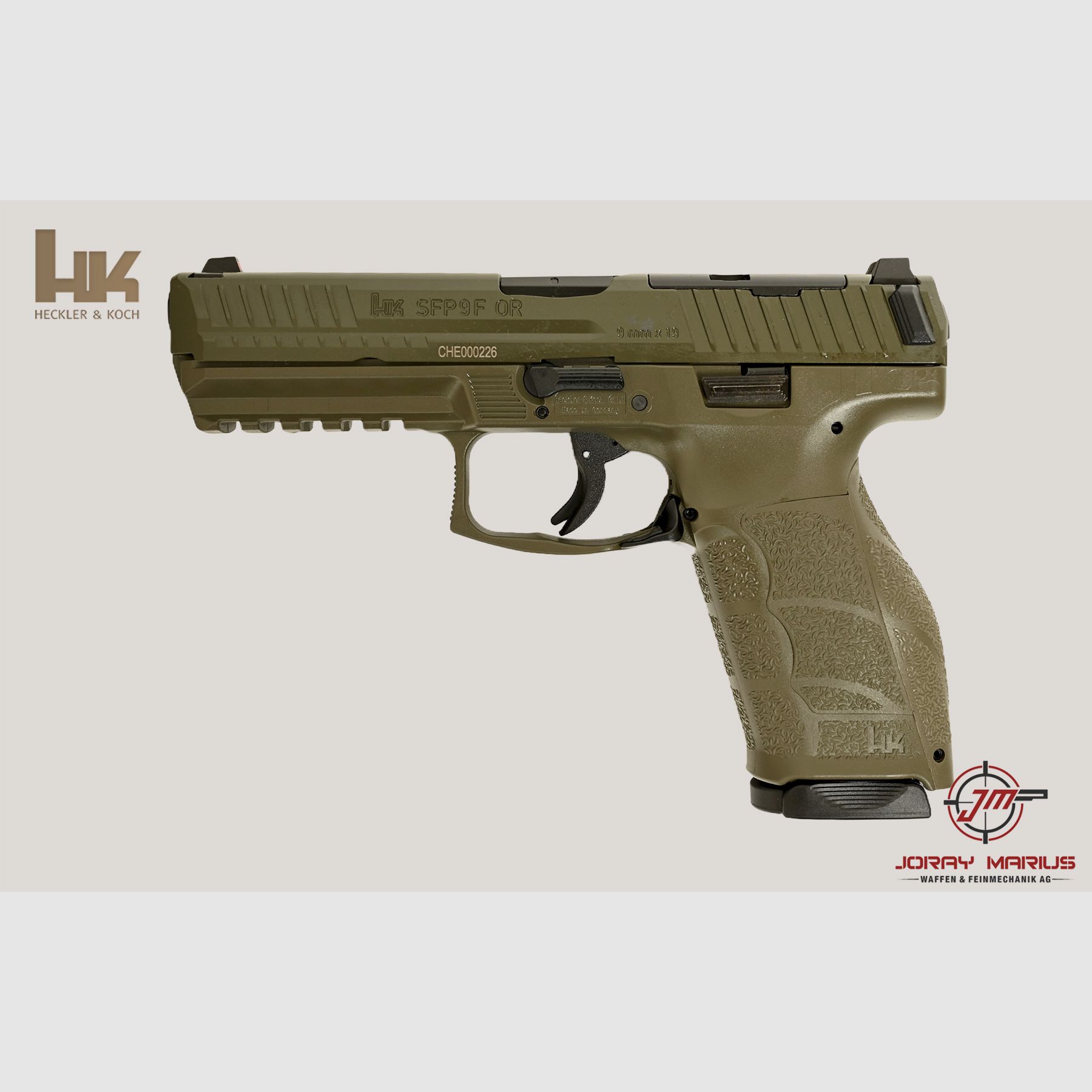 H&K SFP9F OR A1 75th Special Edition 9mm Para NATO Groen, afbeelding 2 van 3