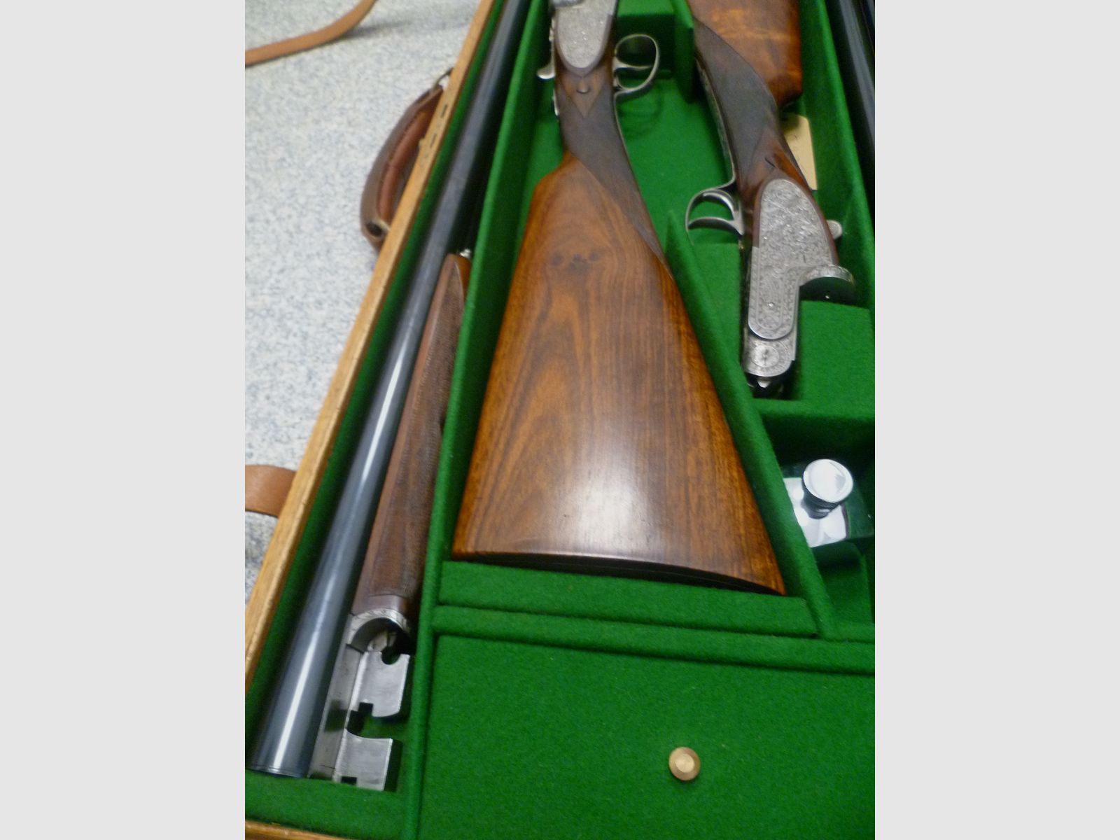Seitenschloss-Doppelflinten-Pärchen Mauser Bristol 12/70