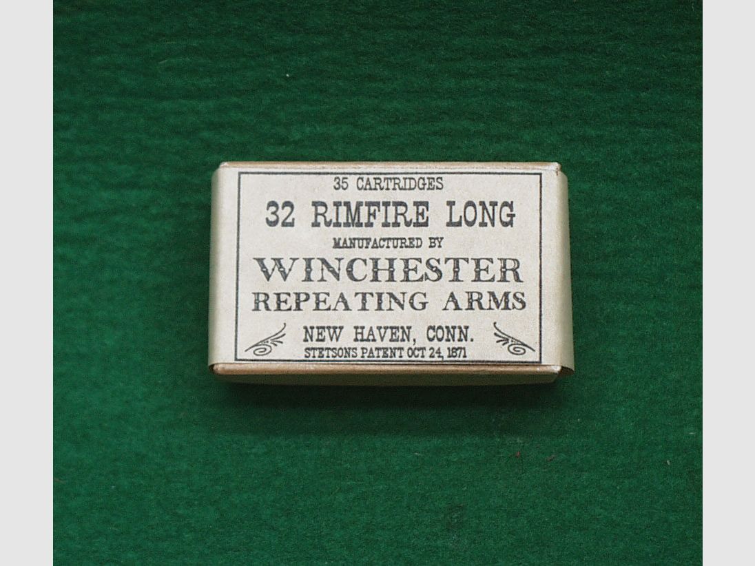 Replika Patronenschachteln .32 Rimfire Long