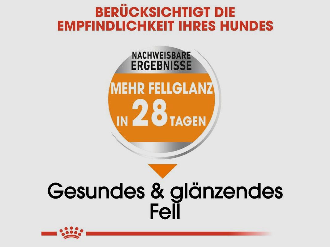 ROYAL CANIN Kleine Hunde Trockenfutter Coat Care für glänzendes Fell 3 Kg