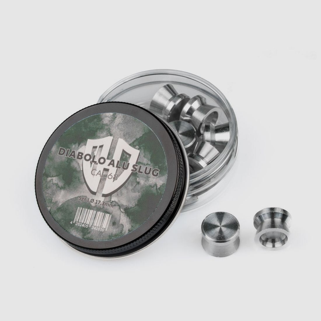 10x DIABOLO ALU SLUG | 5gr | 17,3mm | ZEUS 68 | T4E HDS68 | HDR68